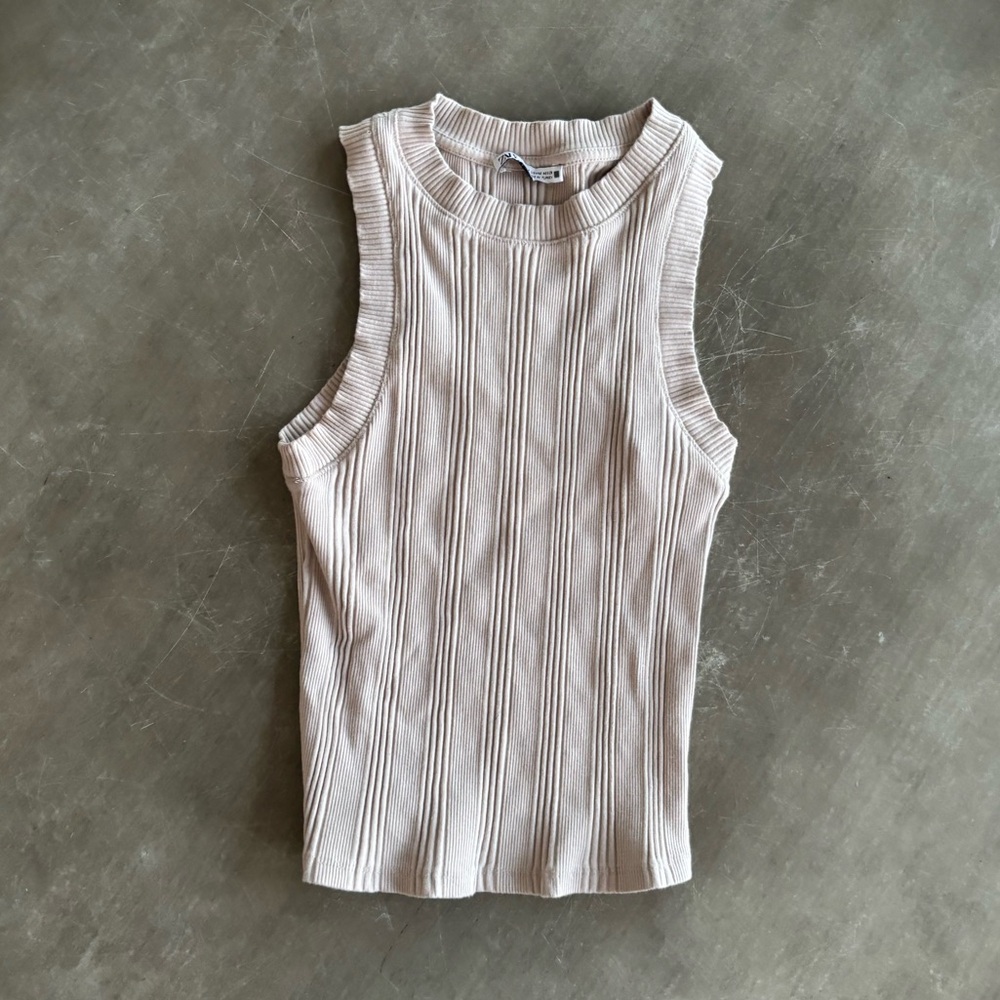 Zara Tan Tank Top - Size M